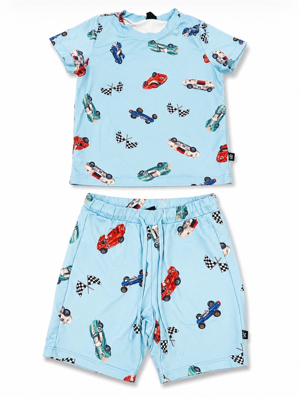 Pixie Lane Simply Soft Race Car Tee & Shorts Set Size 2